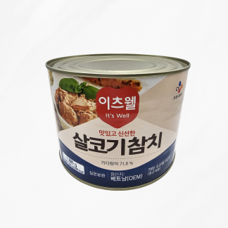 이츠웰 맛있고 신선한 살코기 참치 1.88kg