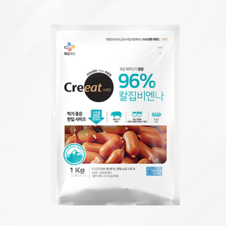 크레잇 96% 칼집 비엔나 1kg