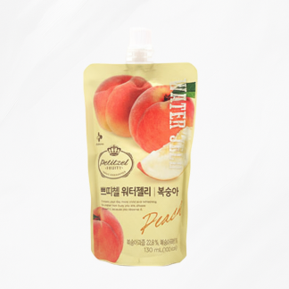 쁘티첼 워터젤리 복숭아 130ml