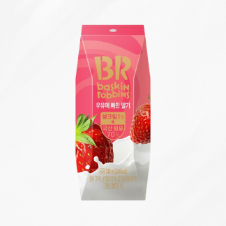 배스킨라빈스 우유에 빠진 딸기 (240ml*24개)